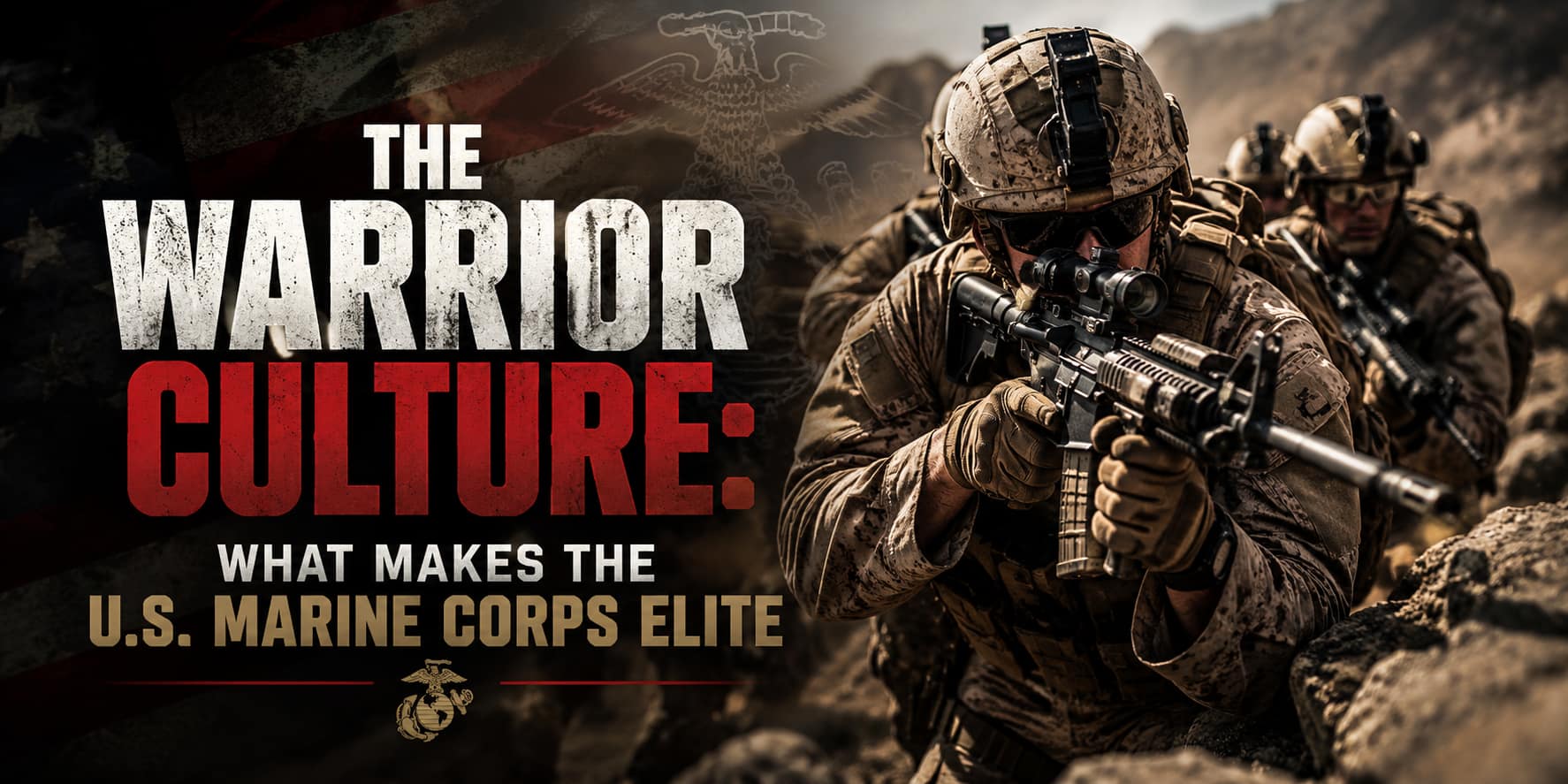 U.S. Marines conducting combat training, representing the warrior culture and discipline of the Marine Corps