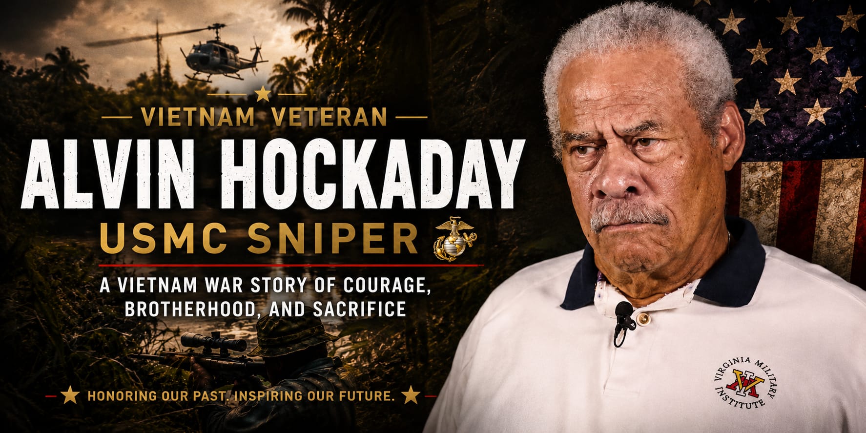 Vietnam veteran and former USMC sniper Alvin Hockaday shares his Vietnam War experiences during an oral history interview.