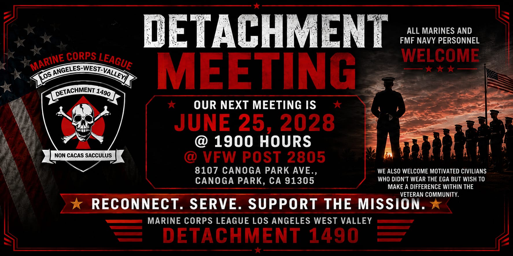 Upcoming Detachment Meeting Scheduled for June 25