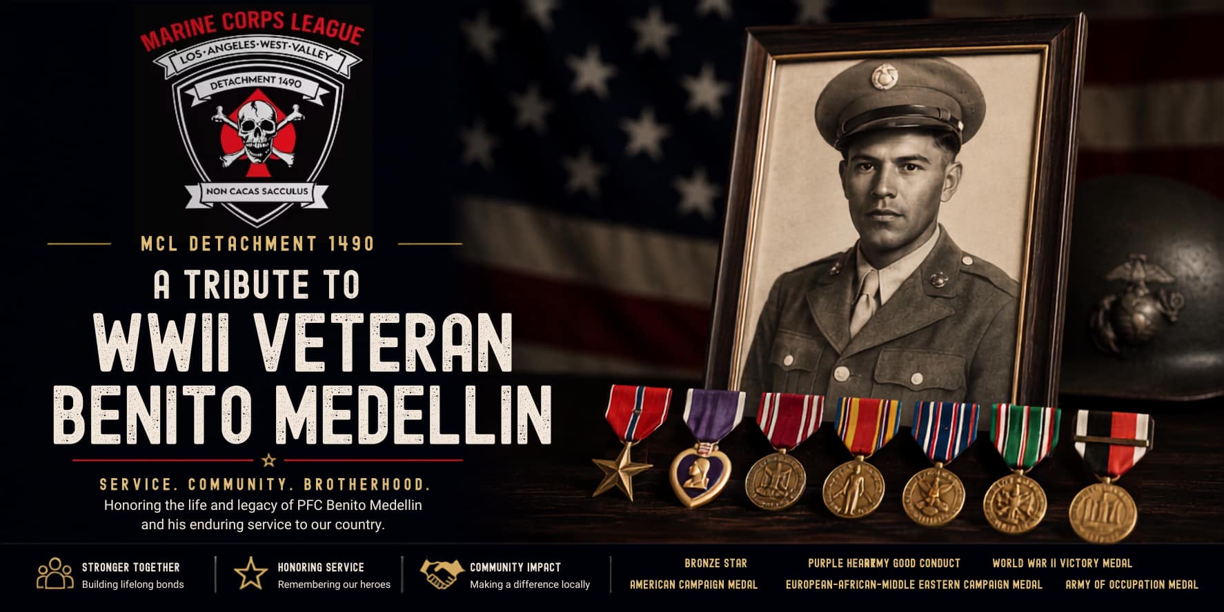 A Tribute to WWII Veteran Benito Medellin