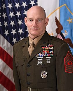 Sergeant Major Troy E. Black, retired U.S. Marine, Guest of Honor and speaker for the 2026 Los Angeles West Valley Detachment 1490 Marine Corps Ball